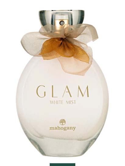 Glam White Mist Mahogany